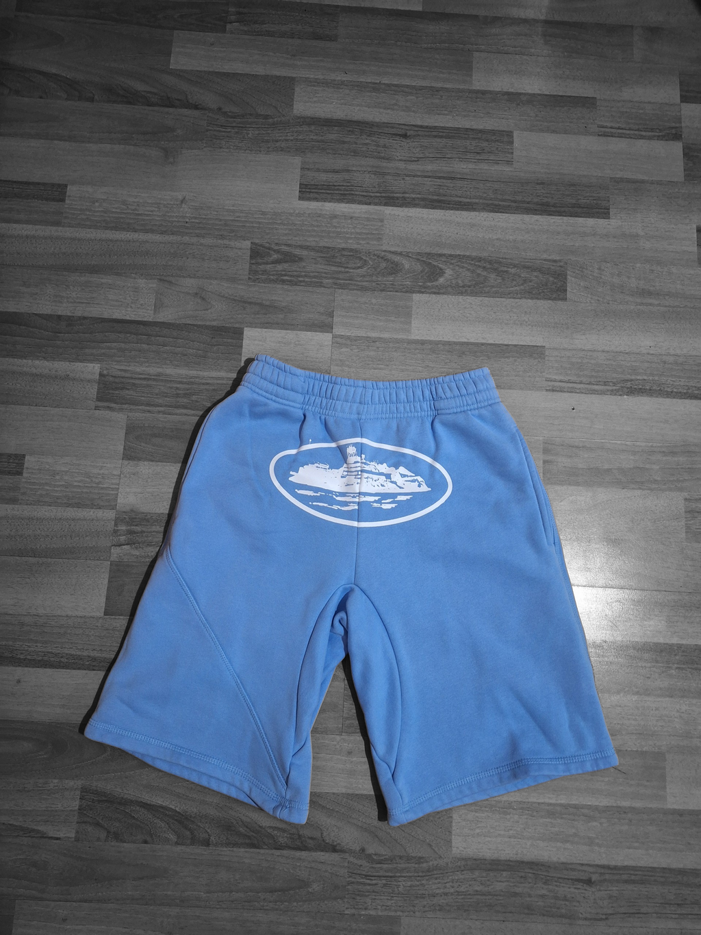 Corteiz Alcatraz Shorts Light Blue / New / Size S