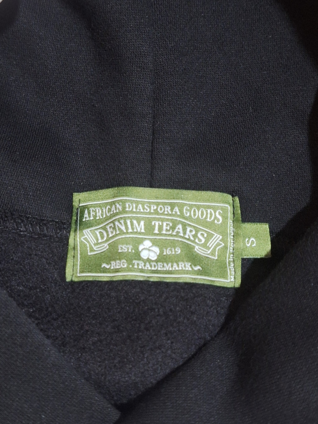 Суитшърт Denim Tears Cotton Wreath Hoodie Black - Размер S