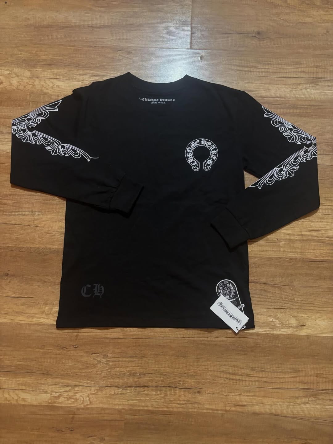 Chrome Hearts Black Long Sleeve Logo Shirt
