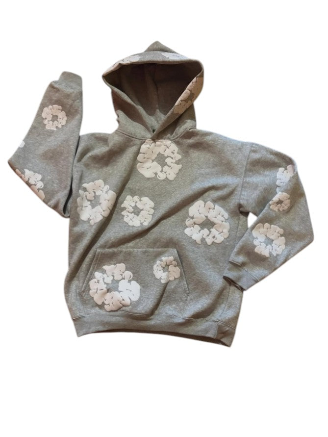 Denim Tears Cotton Wreath Hoodie – Grey