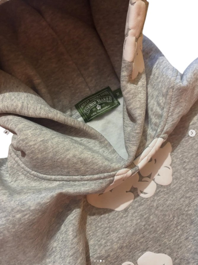 Denim Tears Cotton Wreath Hoodie – Grey