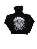 Sp5der Web Hoodie – Black / White