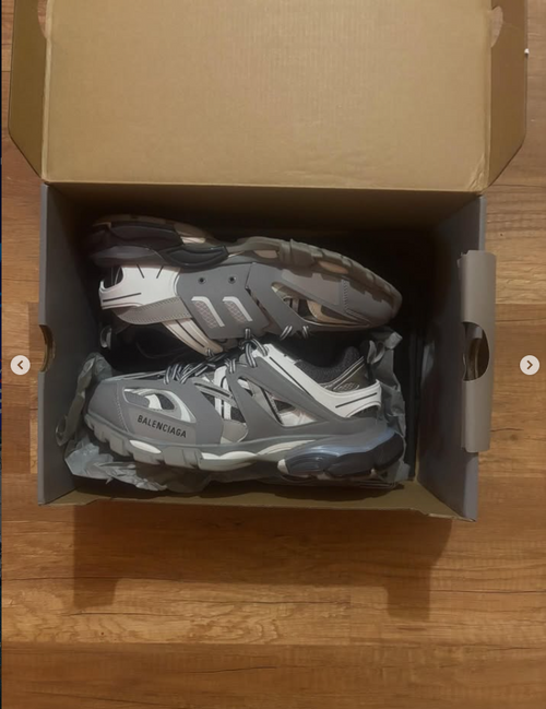 Balenciaga Track Sneakers Grey – Size 43 – Luxury Chunky Trainers