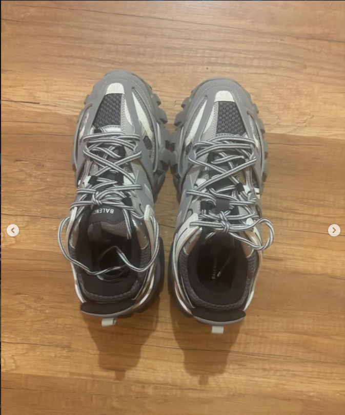 Balenciaga Track Sneakers Grey – Size 43 – Luxury Chunky Trainers