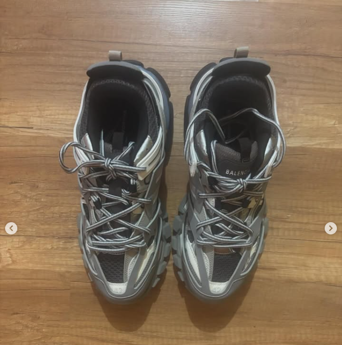 Balenciaga Track Sneakers Grey – Size 43 – Luxury Chunky Trainers