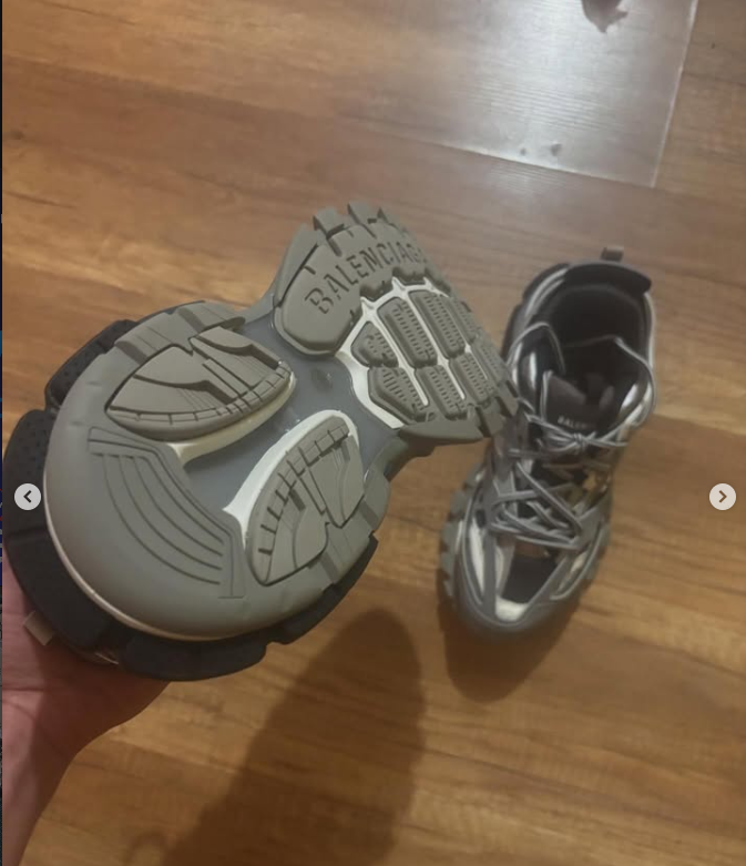 Balenciaga Track Sneakers Grey – Size 43 – Luxury Chunky Trainers