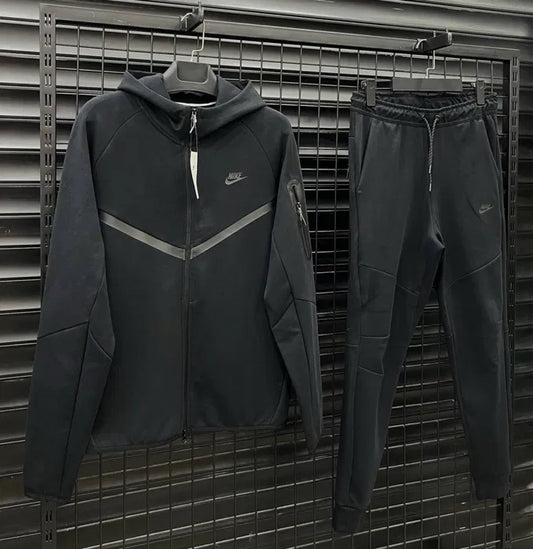 🔥Nike tech fleece full set black🖤